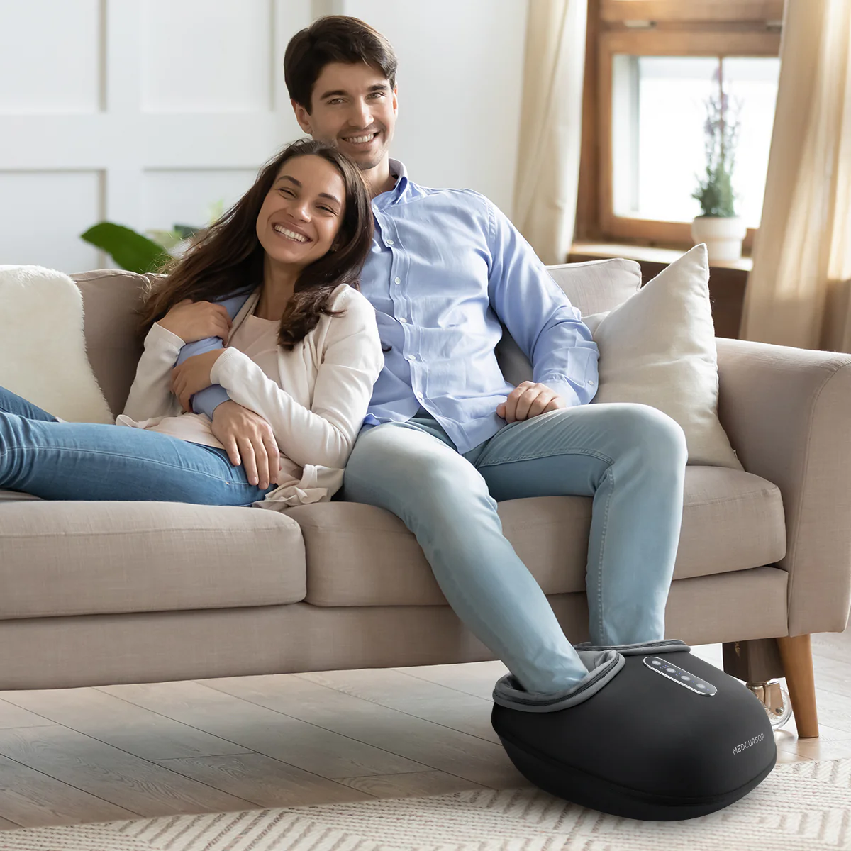 Medcursor Foot Massager Machine with Heat, Deep Kneading Massager - Image 7
