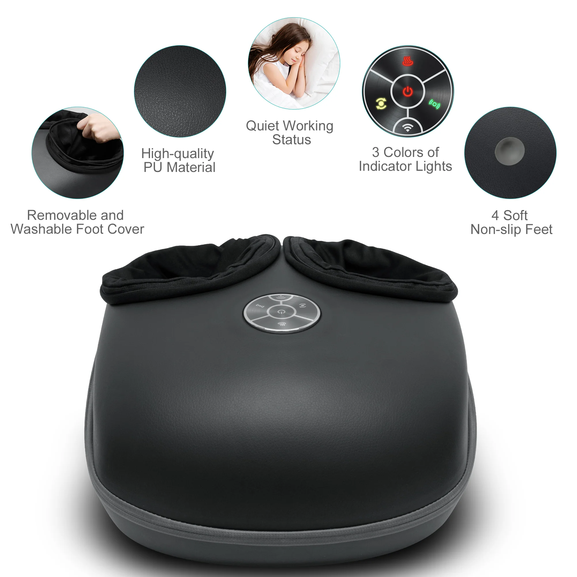 Medcursor SmartFoot Massager Machine with Heat, Deep Kneading Massager - Image 6