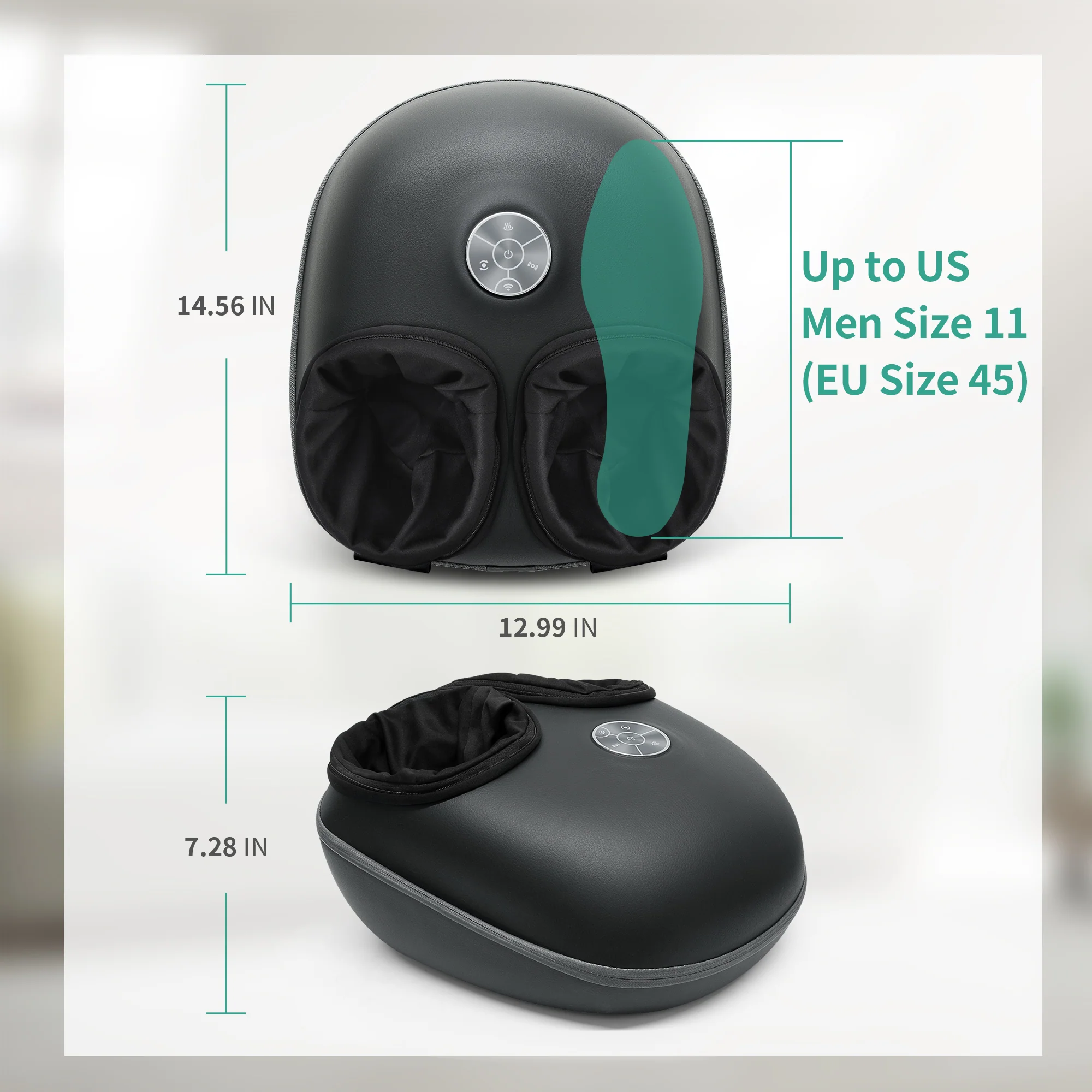Medcursor SmartFoot Massager Machine with Heat, Deep Kneading Massager - Image 7